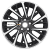 Khomen Wheels 7,5x18/5x112 ET39 D66,6 KHW1804 (Audi A4/A6) Black-FP