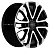 Khomen Wheels 7,5x18/6x139,7 ET46 D67,1 KHW1805 (Pajero) Black-FP