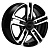 Khomen Wheels  KHW1602 (Niva 4x4)  6,5\R16 5*139,7 ET40  d98,5  Black-FP  [WHS504135]