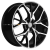 Khomen Wheels 8x20/5x108 ET46 D63,4 KHW2012 (Tugella New) Black-FP