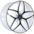 YST X-19 7x17/5x114.3 ET45 D60.1 W+B YST X-19 7x17/5x114.3 ET45 D60.1 W+B