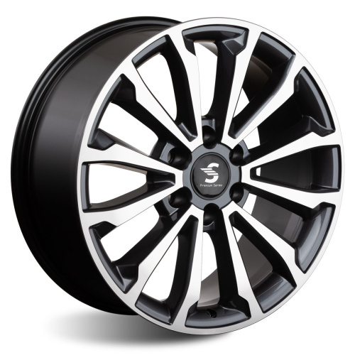 СКАД Premium  КР006 (20TANK 500)  8,5\R20 6*139,7 ET33  d100,1  Diamond Black Gris  [82174]  Fb max 1015 kg