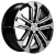 Khomen Wheels 7x18/5x108 ET46 D63,4 KHW1803 (Tugella) Black-FP Khomen Wheels 7x18/5x108 ET46 D63,4 KHW1803 (Tugella) Black-FP