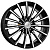 K&K 5,5x14/4x98 ET40 D58,5 Акцент (КС641) Алмаз черный