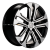 Khomen Wheels 7x18/5x108 ET33 D60,1 KHW1803 (Chery Tiggo 4/Tiggo 7 Pro) Black-FP Khomen Wheels 7x18/5x108 ET33 D60,1 KHW1803 (Chery Tiggo 4/Tiggo 7 Pro) Black-FP
