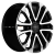 Khomen Wheels 7,5x18/6x139,7 ET38 D100,1 KHW1805 (Haval H5 (new)) Black-FP