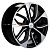 Khomen Wheels 7x17/5x108 ET40 D54,1 KHW1703 (Jac/Москвич 3) Black-FP