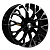 Khomen Wheels 7x17/5x108 ET40 D54,1 KHW1718 (Jac/Москвич 3) Black-FP