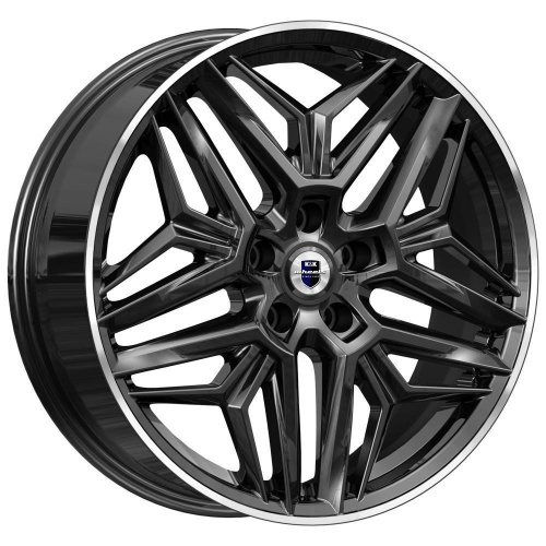 КиК Колумб 7x19/5x108 ET45 D67.1 алмаз_черный
