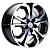 Khomen Wheels 6,5x17/5x108 ET43 D65,1 KHW1711 (DFM AX 7) Black-FP