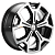 Khomen Wheels 6,5x17/5x114,3 ET45 D54,1 KHW1710 (Coolray) Black-FP