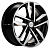 Khomen Wheels 6,5x16/5x114,3 ET41 D64,1 KHW1612 (Civic) Black-FP