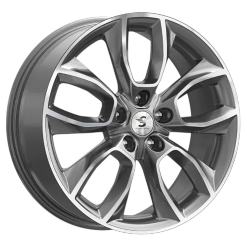 СКАД Premium  КР001 (18Hongqi H5 II)  7,0\R18 5*114,3 ET45  d67,1  Diamond gloss graphite  [84284]  Fb max 700 kg