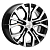Khomen Wheels 6,5x16/5x114,3 ET43 D67,1 KHW1608 (Huyndai/Kia) Black-FP