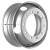 Kronprinz/Accuride 7,5x22,5/10x335 ET152,2 D281 M22 Silver (RZB15107OE) (12,8 мм) КАМАЗ-65115, Автобусы ЛАЗ, ЛИАЗ 3 250 кг внеш.