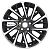Khomen Wheels 7,5x18/5x114,3 ET45 D60,1 KHW1804 (Camry) Black-FP