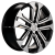Khomen Wheels 7x18/5x114,3 ET35 D60,1 KHW1803 (Changan/Geely/Lexus/Suzuki/Toyota) Black-FP