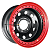 Off-Road Wheels 10x15/5x139,7 ET-44 D110 УАЗ с бедлоком (красный) Черный