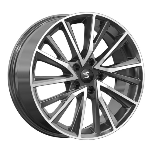 СКАД Premium  КР010 (18Audi A4)  7,5\R18 5*112 ET39  d66,6  Diamond gloss graphite  [79190]  <С>  Fb max 700 kg