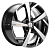 Khomen Wheels 7x17/5x110 ET45 D67,1 KHW1712 (DFM580) Black-FP
