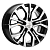 Khomen Wheels 6,5x16/5x110 ET40 D67,1 KHW1608 (Evolute I-Van) Black-FP